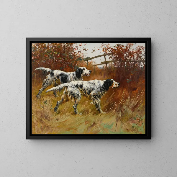 Setters inglese - Thomas Blinks — quadro incorniciato alla parete