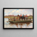 M. Edward Lycett Green e i cani di York e Ainsty sul traghetto a Newby - Thomas Blinks — quadro incorniciato alla parete