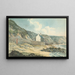 Case su una scogliera - Thomas Bradshaw — quadro incorniciato alla parete