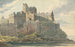 Rovine di un castello su una costa rocciosa - Thomas Bradshaw — vista dell’opera