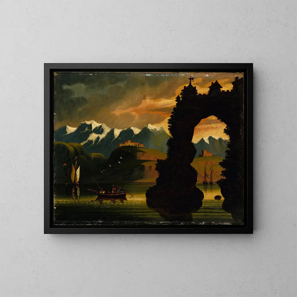 Paesaggio - Thomas Chambers — quadro incorniciato alla parete