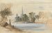 Vista di Rouen dal fiume - Thomas Charles Leeson Rowbotham — vista dell’opera