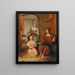 Il Cristo nella casa di Marta e Maria - Thomas Clement Thompson — quadro incorniciato alla parete