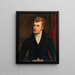 Ritratto di Michael Banim 1796-1874 Autore - Thomas Clement Thompson — quadro incorniciato alla parete