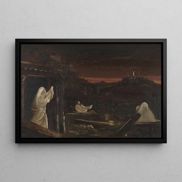 Morts se Levant des Tombes - Thomas Cole — quadro incorniciato alla parete
