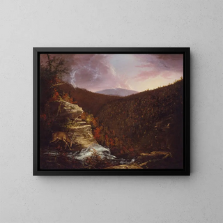 del sommet delle cascate Kaaterskill - Thomas Cole — quadro incorniciato alla parete