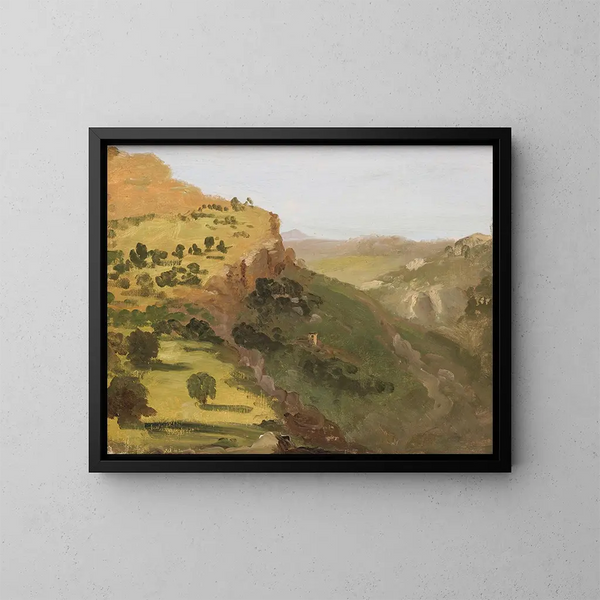 Paesaggio italiano - Thomas Cole — quadro incorniciato alla parete