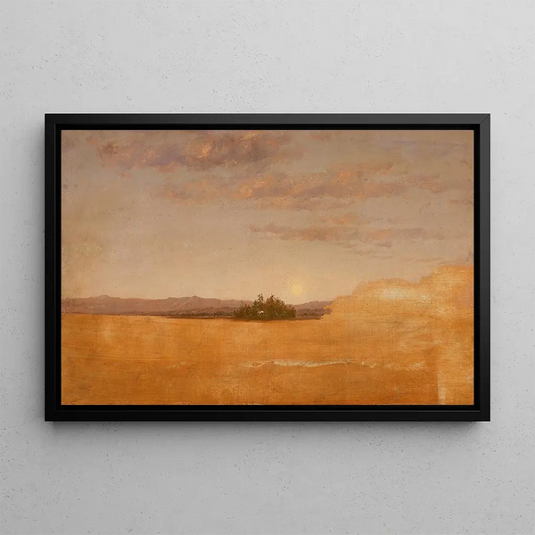 Schizzo di paesaggio - Thomas Cole — quadro incorniciato alla parete
