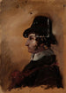 Uomo con cappello alto - Thomas Cole — vista dell’opera