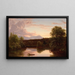 Montagna del Nord e ruscello Catskill - Thomas Cole — quadro incorniciato alla parete