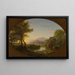 Il mulino al tramonto - Thomas Cole — quadro incorniciato alla parete