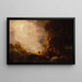 Il pellegrino della croce alla fine del suo viaggio, studio per la serie La Croce e il Mondo - Thomas Cole — quadro incorniciato alla parete