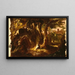 Paesaggio boscoso con figure - Thomas Cole — quadro incorniciato alla parete
