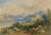 Paesaggio montano con un lago - Thomas Colman Dibdin — vista dell’opera