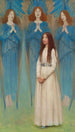 Une vision d'anges - Thomas Cooper Gotch — vista dell’opera