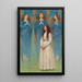 Une vision d'anges - Thomas Cooper Gotch — quadro incorniciato alla parete
