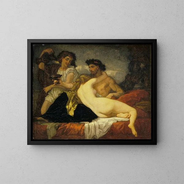 Horace e Lydia - Thomas Couture — quadro incorniciato alla parete
