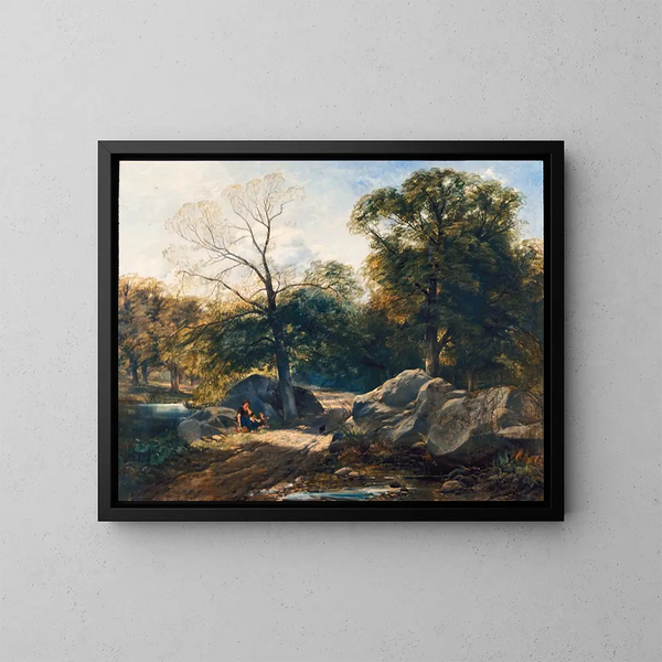 Repos en chemin - Thomas Creswick — quadro incorniciato alla parete