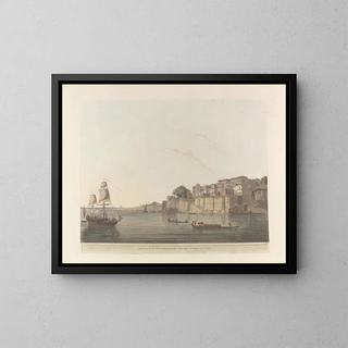 Scène orientale Pl14 - Thomas Daniell — quadro incorniciato alla parete