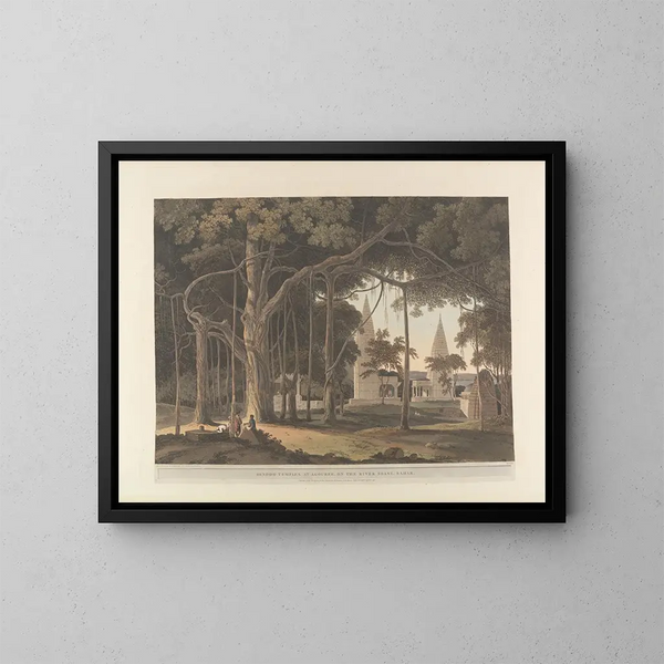 Scène orientale Pl19 - Thomas Daniell — quadro incorniciato alla parete