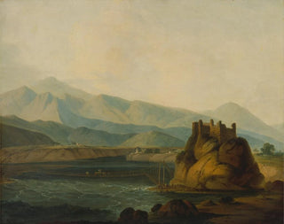 Il ponte di corda a Serinagur - Thomas Daniell — vista dell’opera