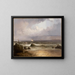 Tempesta estiva a Nahant Beach - Thomas Doughty — quadro incorniciato alla parete