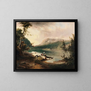 Gorge du Delaware - Thomas Doughty — quadro incorniciato alla parete