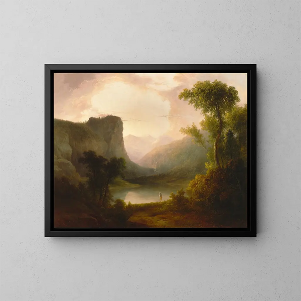 Nel paese delle meraviglie della natura - Thomas Doughty — quadro incorniciato alla parete
