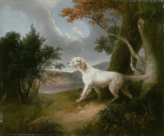 Paesaggio con un cane - Thomas Doughty — vista dell’opera