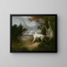 Paesaggio con un cane - Thomas Doughty — quadro incorniciato alla parete