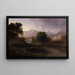 Paesaggio con ruscello e montagne - Thomas Doughty — quadro incorniciato alla parete