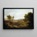 su l'Hudson - Thomas Doughty — quadro incorniciato alla parete