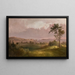 Vista del porto di Boston da Dorchester Heights - Thomas Doughty — quadro incorniciato alla parete