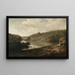 Vista di un lago - Thomas Doughty — quadro incorniciato alla parete