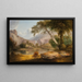 Montagne Bianche New Hampshire - Thomas Doughty — quadro incorniciato alla parete