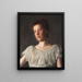 Mademoiselle Alice Kurtz - Thomas Eakins — quadro incorniciato alla parete