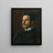 Ritratto di Francesco Romano - Thomas Eakins — quadro incorniciato alla parete