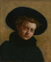 Ritratto di Lillian Hammit, ragazza con il grande cappello - Thomas Eakins — vista dell’opera