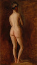 Nu femminile in piedi vista di schiena - Thomas Eakins — vista dell’opera