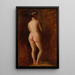 Nu femminile in piedi vista di schiena - Thomas Eakins — quadro incorniciato alla parete