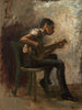 Studio per La Lezione di danza Il suonatore di banjo - Thomas Eakins — vista dell’opera