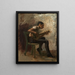 Studio per La Lezione di danza Il suonatore di banjo - Thomas Eakins — quadro incorniciato alla parete