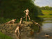 Natation - Thomas Eakins — vista dell’opera