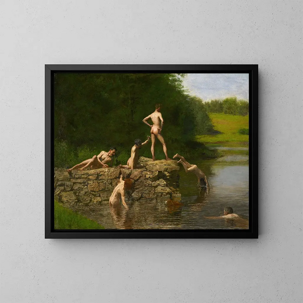 Natation - Thomas Eakins — quadro incorniciato alla parete