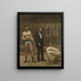Prendere le conto - Thomas Eakins — quadro incorniciato alla parete
