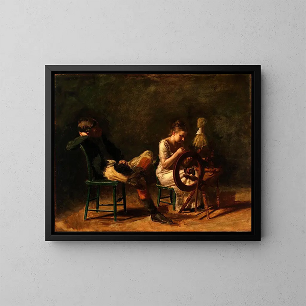 La Courtoisie - Thomas Eakins — quadro incorniciato alla parete