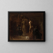 William Rush scolpendo la sua figura allegorica del fiume Schuylkill - Thomas Eakins — quadro incorniciato alla parete