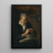 Femme tricotant - Thomas Eakins — quadro incorniciato alla parete