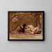 Lutteurs - Thomas Eakins — quadro incorniciato alla parete