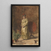 Jeune fille méditant - Thomas Eakins — quadro incorniciato alla parete